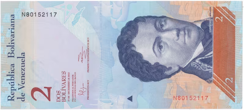 Venezuela, 2 Bolivares 2012, P.88e