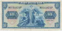 Německo - NSR, 10 DM 1948, Ros.258