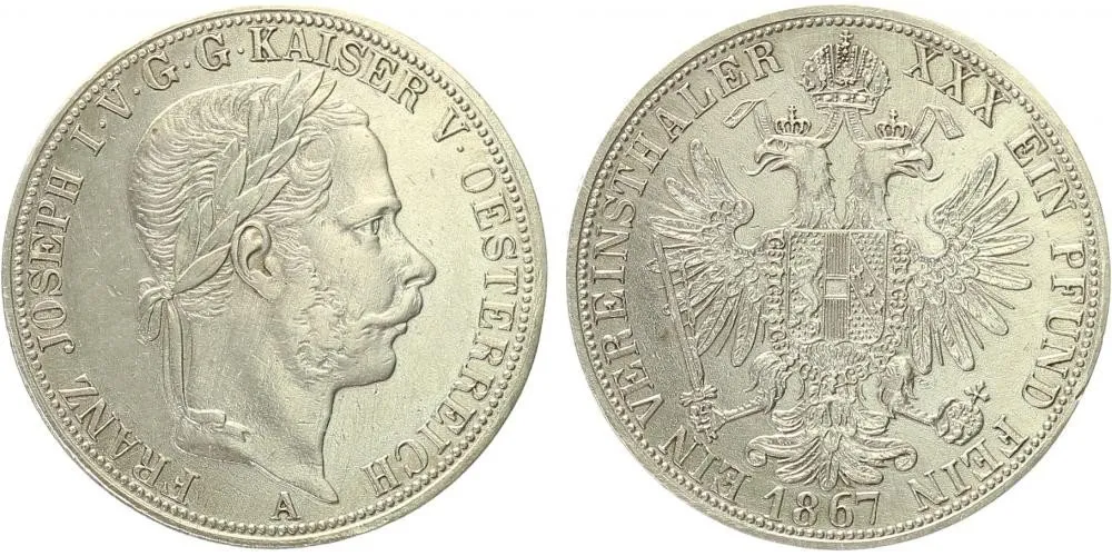 Rakouská a spolková měna, 1857 - 1892 — 1