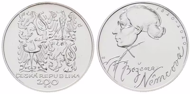 200 Kč 2020 - Božena Němcová - bez certifikátu