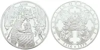 Stříbrná investiční medaile - Karlštejn - Ag 24,5 g - 999/1000 + Certifikát