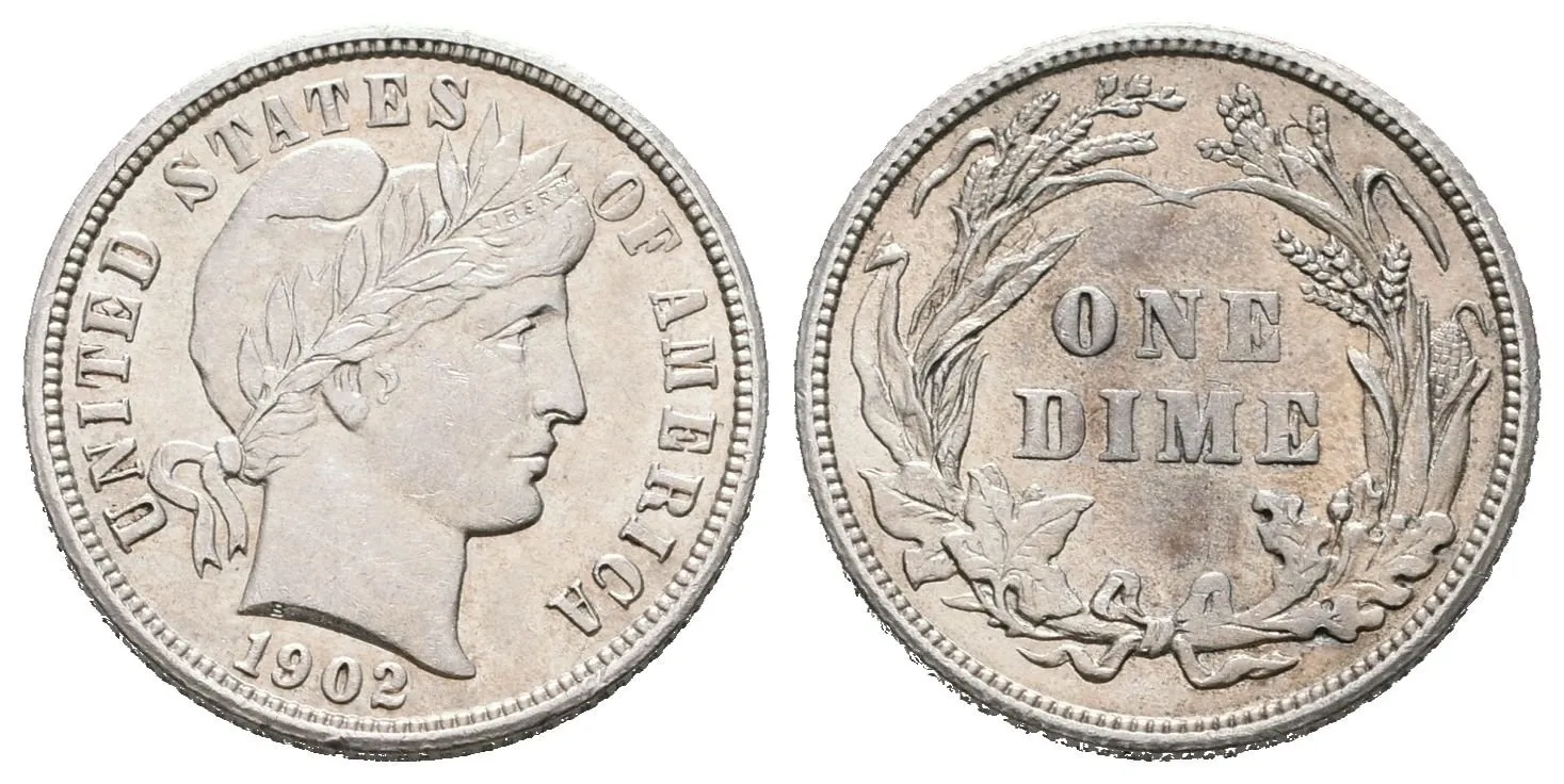 USA, Dime 1902