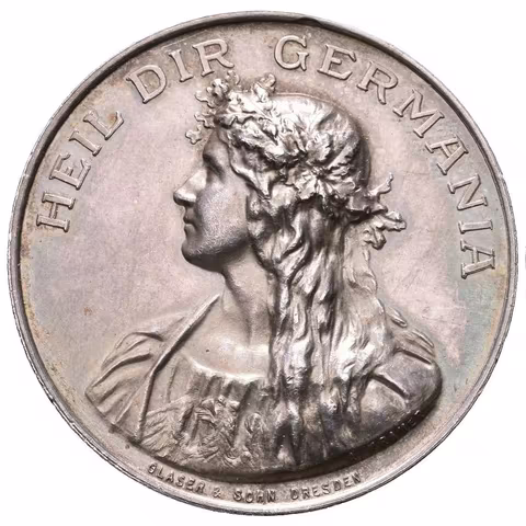 AR Medaile 1900 (Glaser) - XIII. Německé spolkové střelby v Drážďanech.