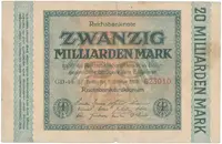 Německo, 20 Milliarden Mark 1923, Ro.115b