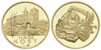 Medaile 2013 (Wichnerová, Lietava) - Hrad Kost. Au 0,999, 22 mm (7,78 g), kapsle, — 1