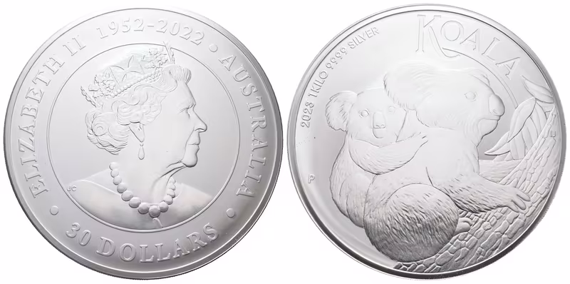 Austrálie, 30 Dollar 2023 - Australian Koala