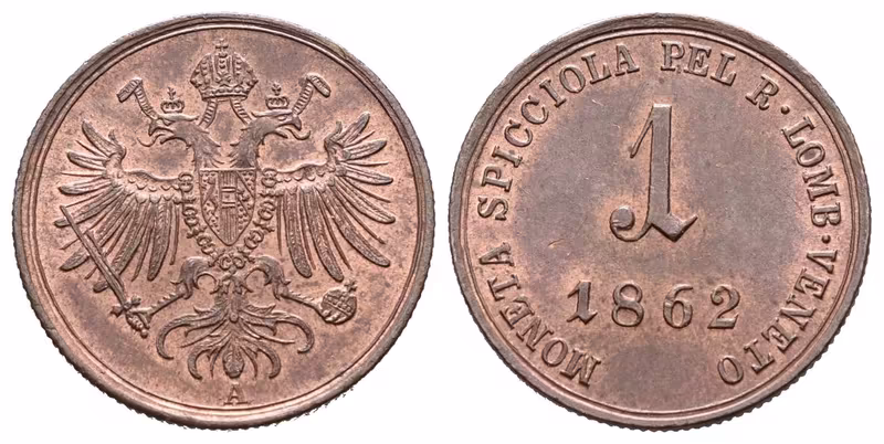 1 Soldo 1862 A