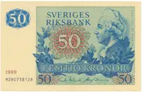 Švédsko, 50 Kronor 1989, P.53d