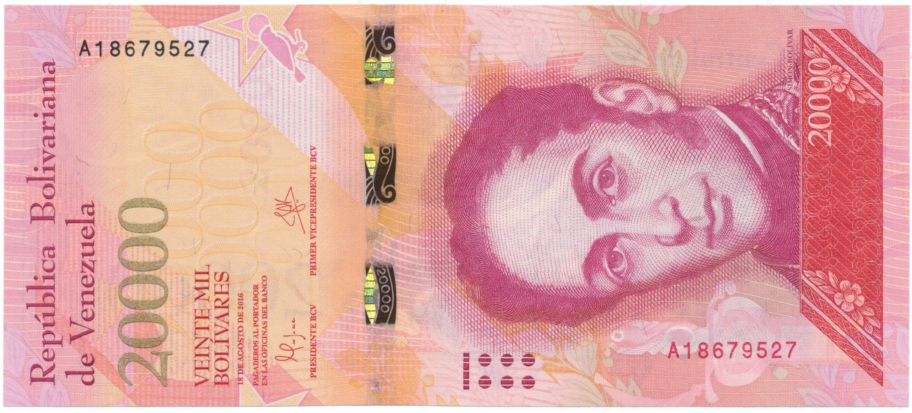 Venezuela, 20.000 Bolivares 2016, P.99a