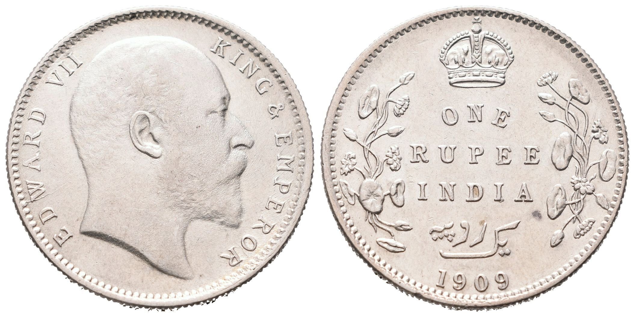 Indie, Rupie 1909