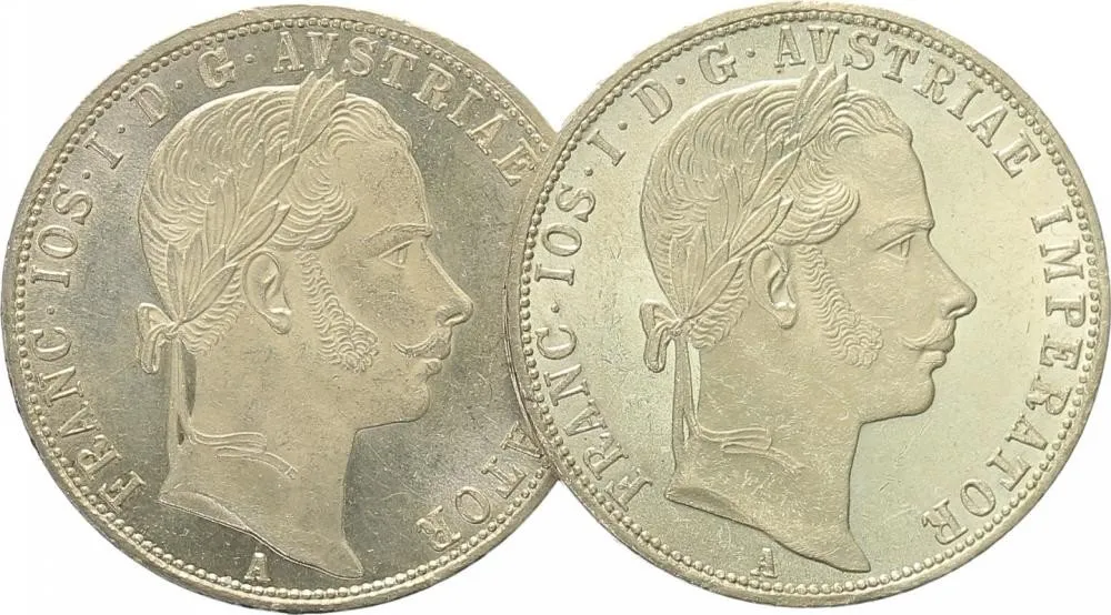 Rakouská a spolková měna, 1857 - 1892 — 1