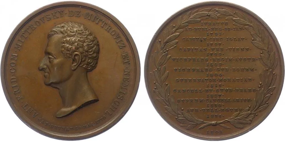 Mitrovský z Mitrovic a Nemyšle, Antonín Fridrich, 1770 - 1841 — 1