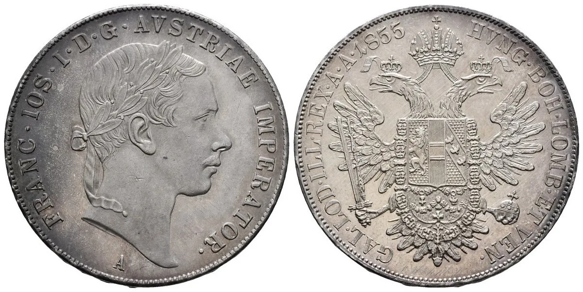 Konvenční měna, 1848 - 1857 — 1