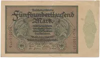 Německo, 500000 Mark 1923, Ro.87e