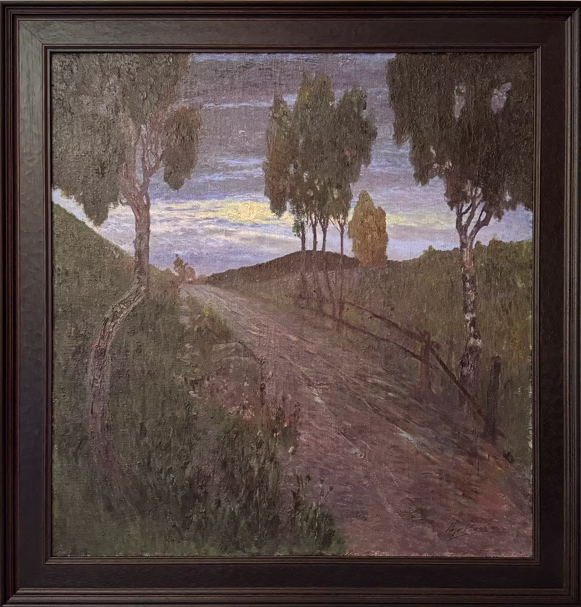 Hugo Baar: Hugo Baar (1873 - 1912) - Noční nálada (cesta)