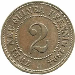 Koloniální ražby, Německá Nová Guinea — 1