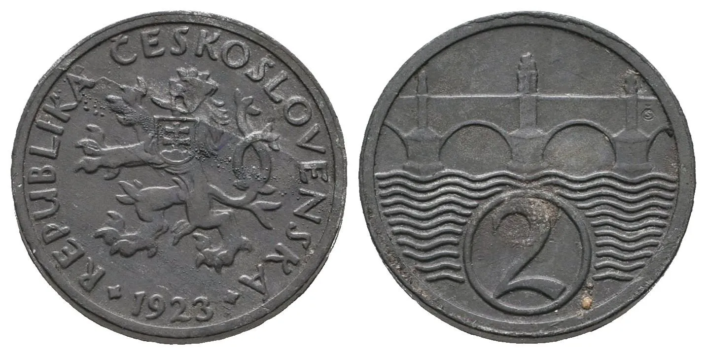 2 Haléř 1923