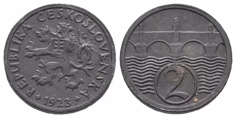2 Haléř 1923