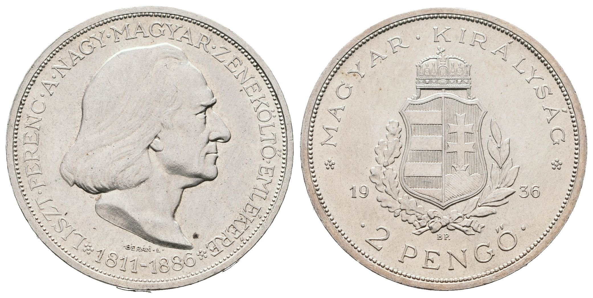 Maďarsko, 2 Pengo 1936
