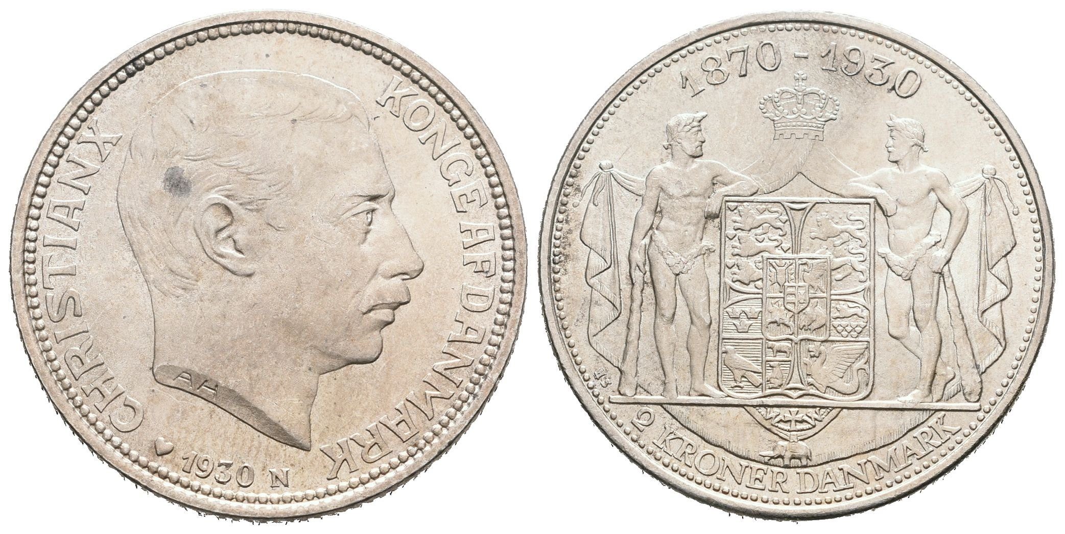 Dánsko, 2 Koruna 1930 - Pamětní