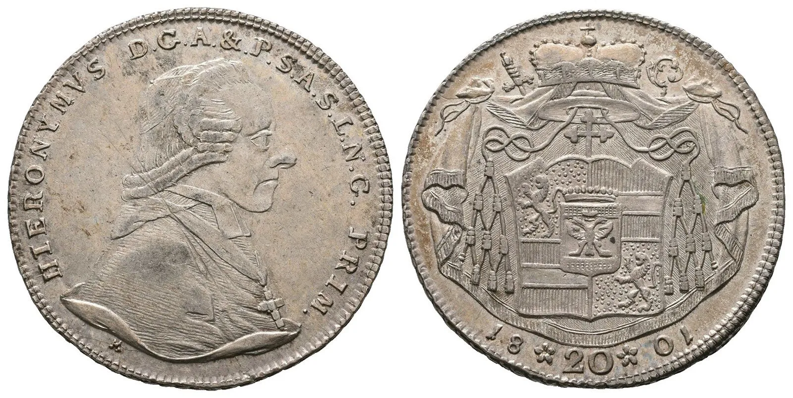 Salzburg - arcibiskupství, Hyeronymus Colloredo, 1772 - 1803 — 1