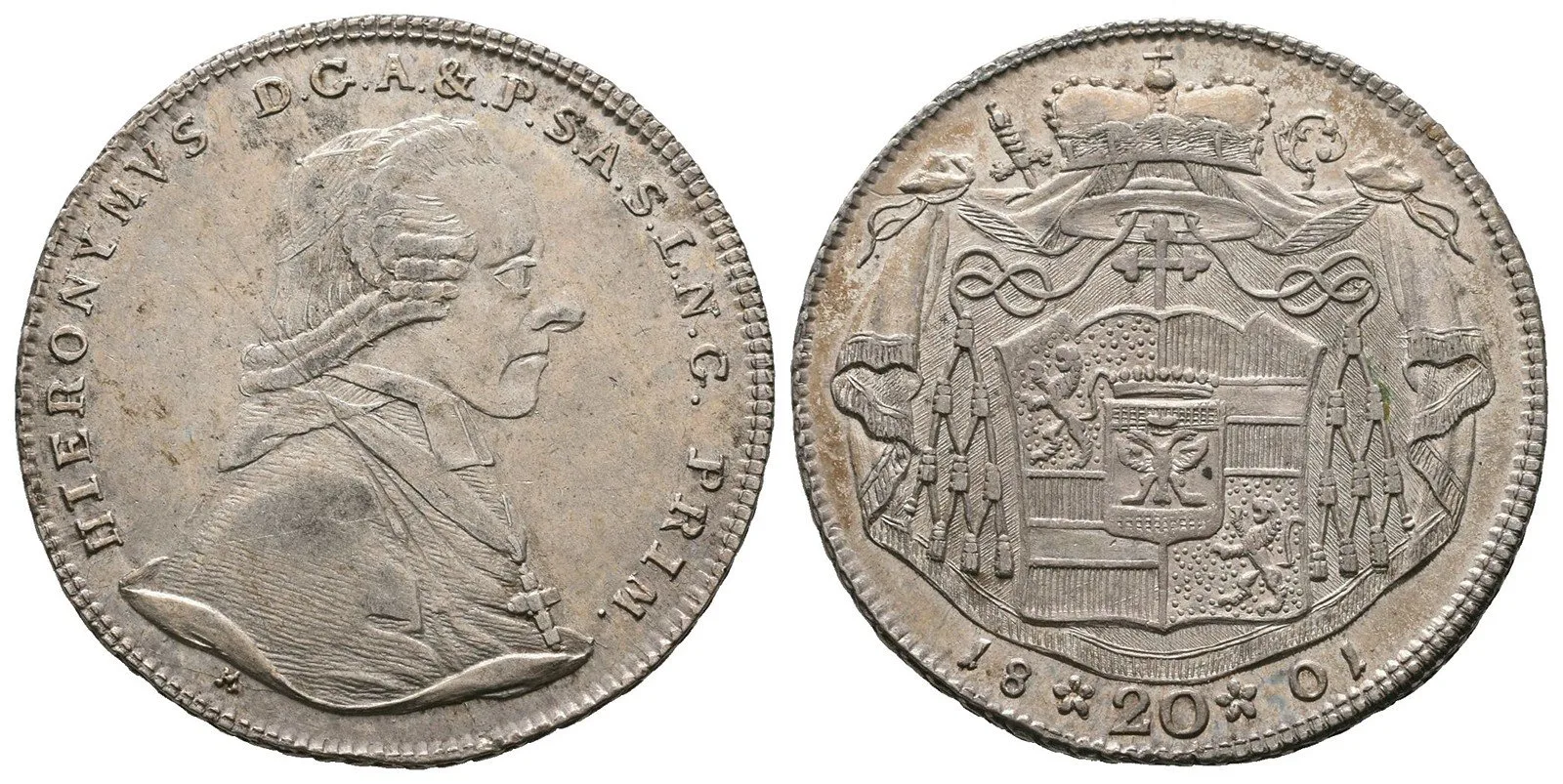 Salzburg - arcibiskupství, Hyeronymus Colloredo, 1772 - 1803 — 1