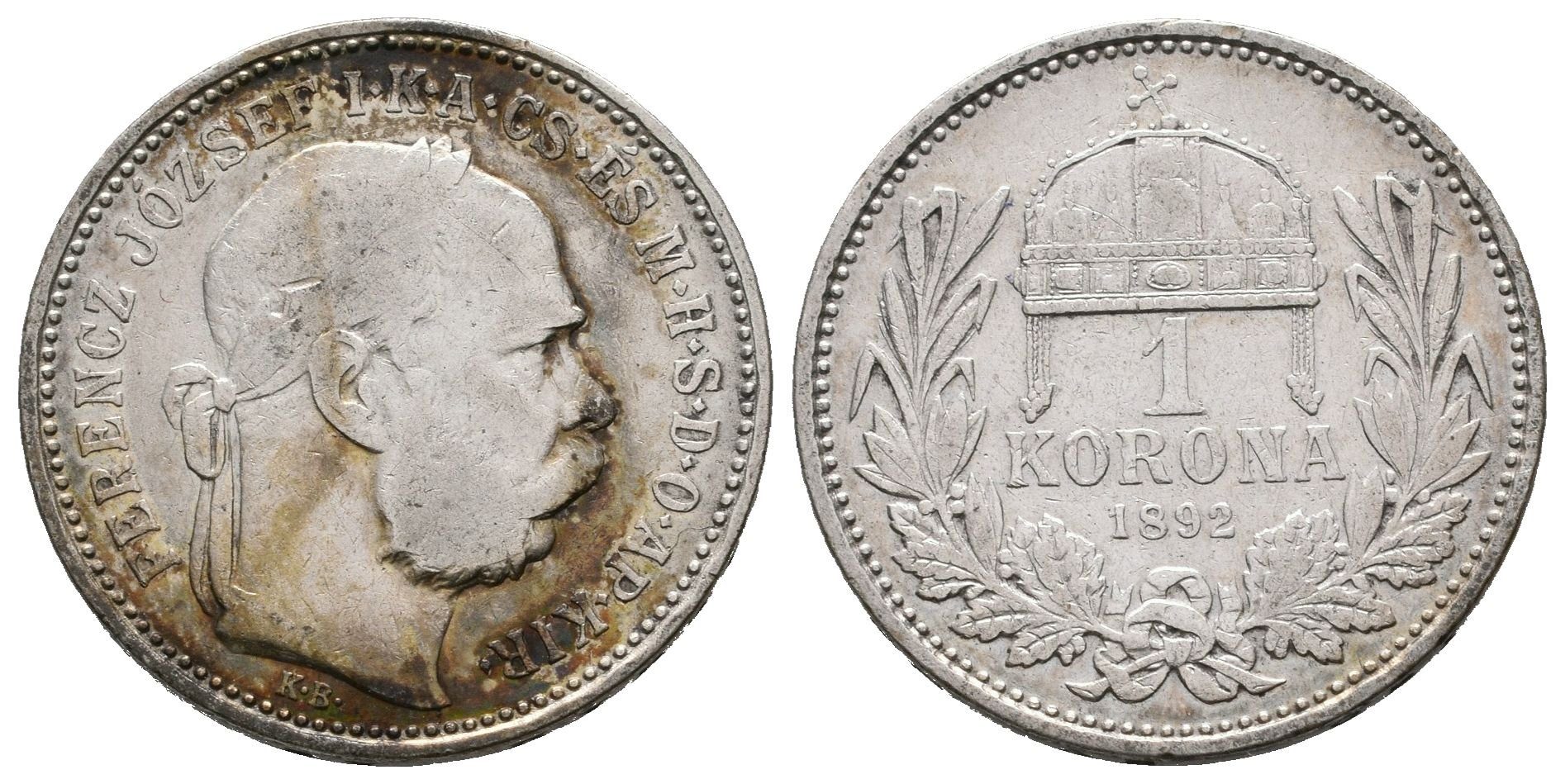 1 Koruna 1892