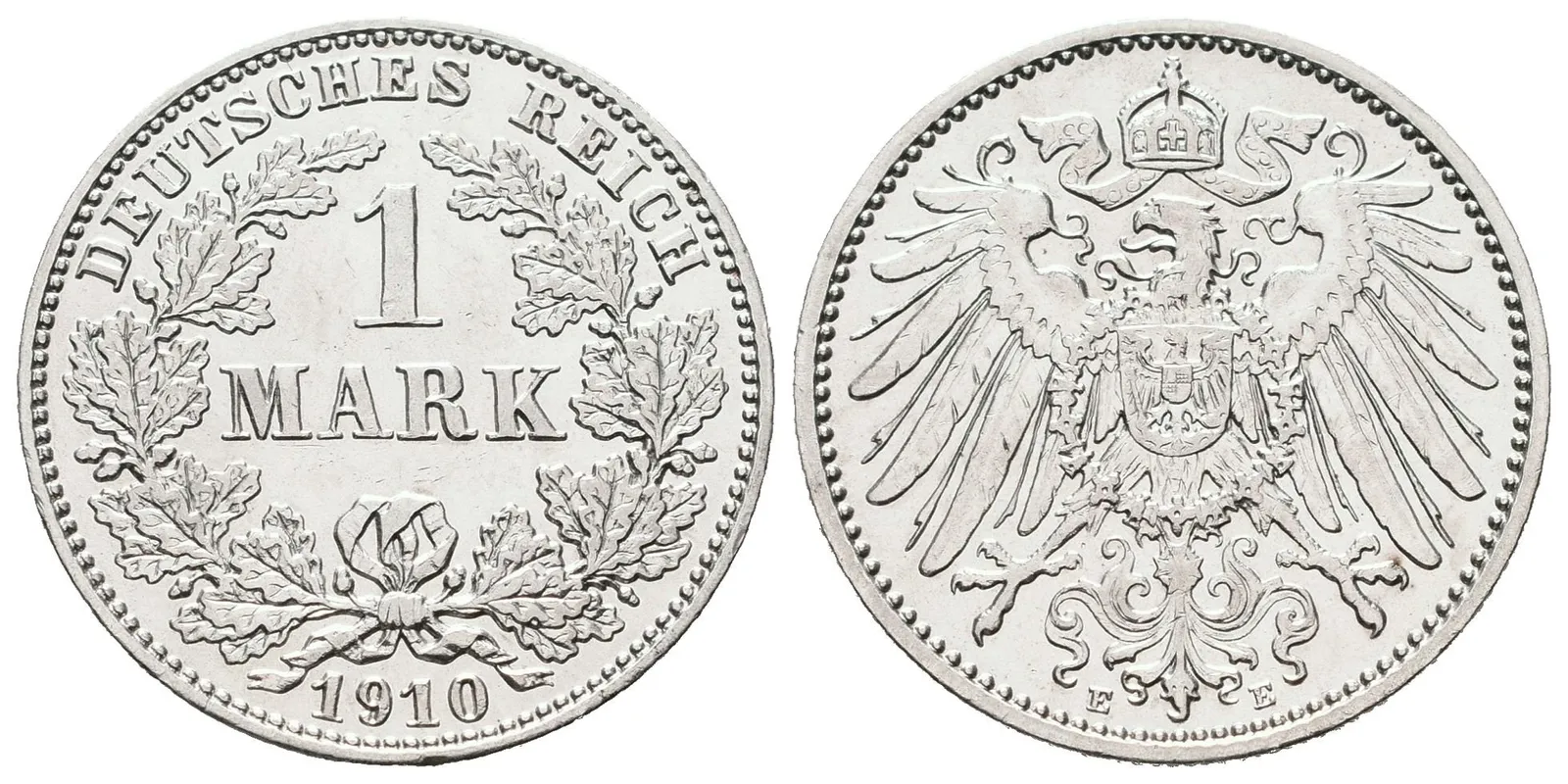 Německé císařství, 1 Marka 1910 E