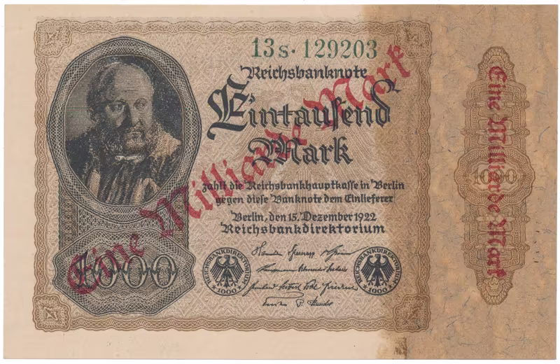 Německo, 1 Milliarde Mark 1923, Ro.110b