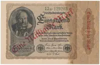 Německo, 1 Milliarde Mark 1923, Ro.110b