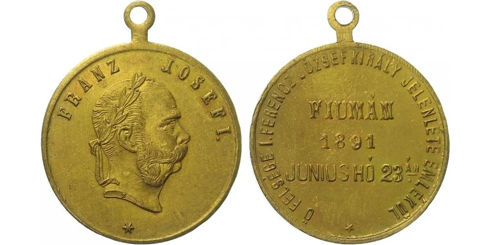 František Josef I., medaile na návštěvu a přítomnost císaře — 1