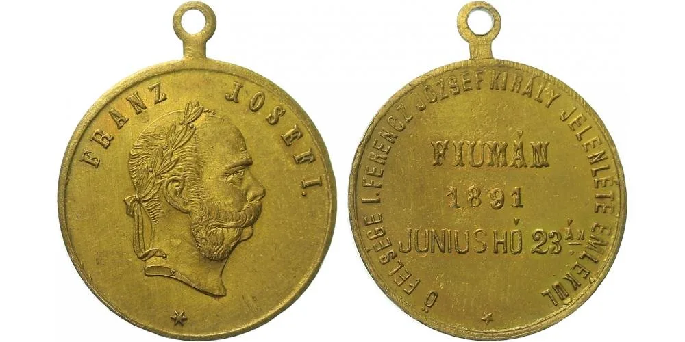 František Josef I., medaile na návštěvu a přítomnost císaře — 1
