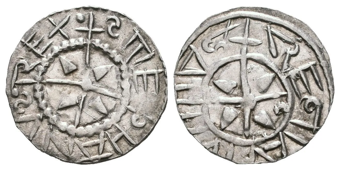 Denár, Husz.1, pěkná zachovalost, patina, lehce exc. Rv., — 1