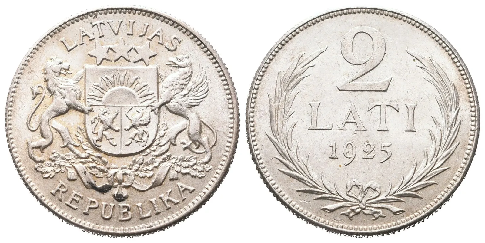 Lotyšsko, 2 Lati 1925