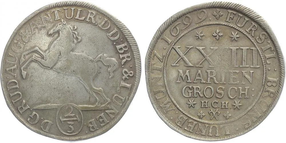 Braunschweig - Wolfenbüttel, Rudolf August a Anton Ulrich, 1685 - 1704 — 1