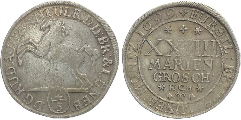 Braunschweig - Wolfenbüttel, Rudolf August a Anton Ulrich, 1685 - 1704 — 1