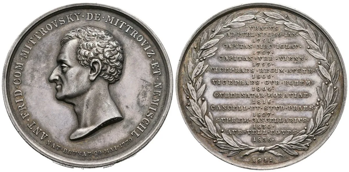 Mitrovský z Mitrovic a Nemyšle, Antonín Fridrich, 1770 - 1841 — 1