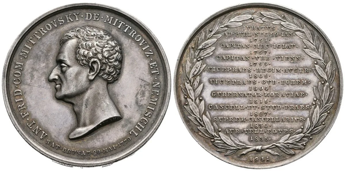 Mitrovský z Mitrovic a Nemyšle, Antonín Fridrich, 1770 - 1841 — 1