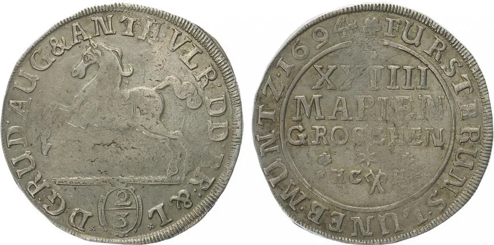 Braunschweig - Wolfenbüttel, Rudolf August a Anton Ulrich, 1685 - 1704 — 1