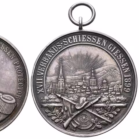 AR Medaile 1899 - XVII. Spolkové střelby v Giessen