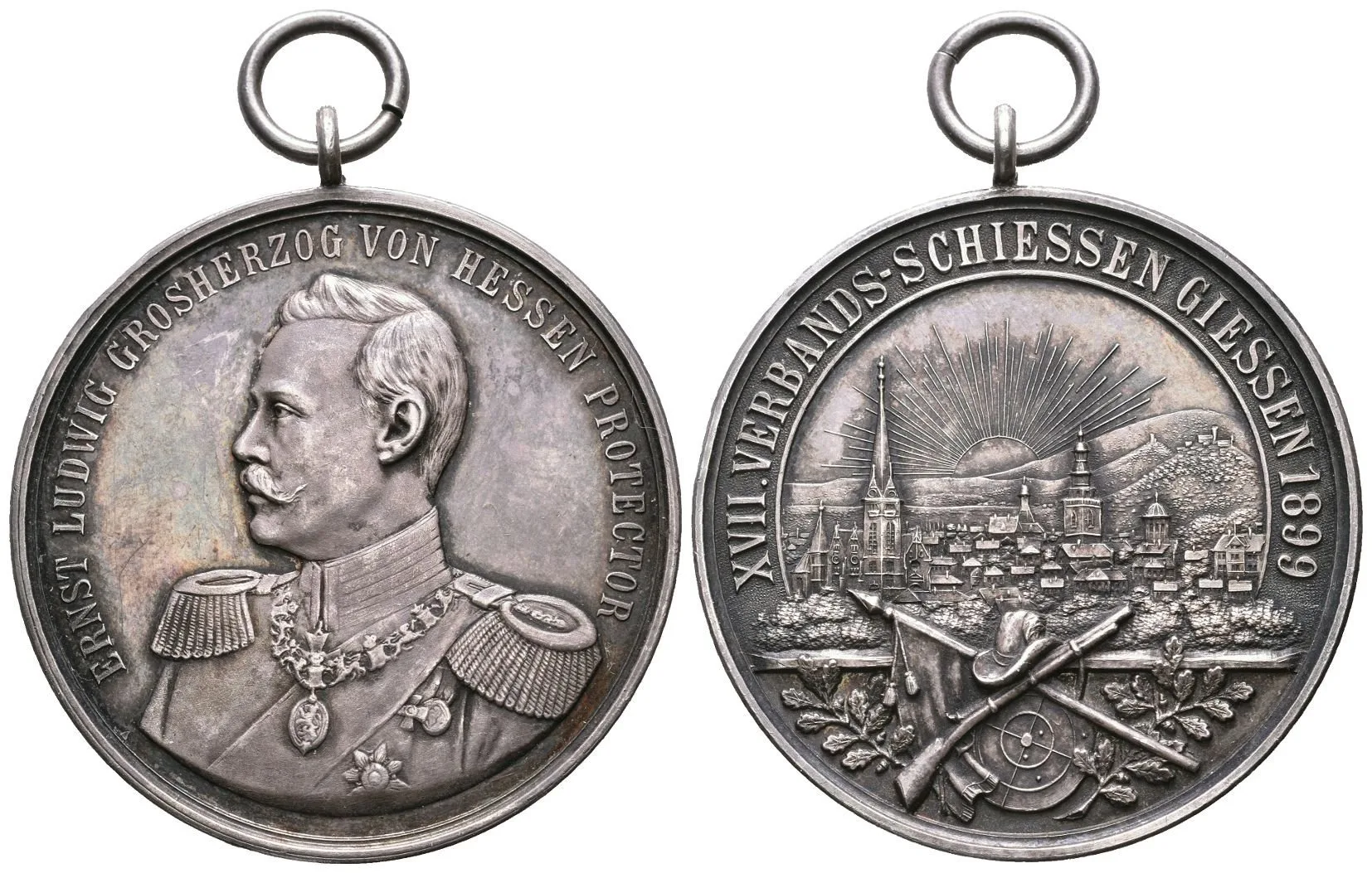 AR Medaile 1899 - XVII. Spolkové střelby v Giessen — 1