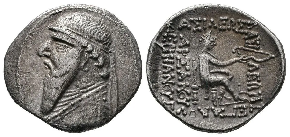 Parthové, Mithradates II., 123 - 88 př. Kr. — 1