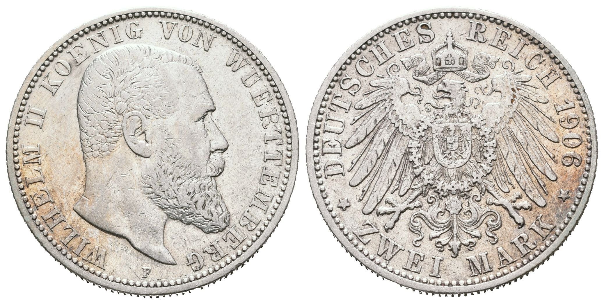 Württembersko, 2 Marka 1906