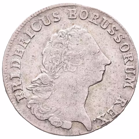 1/4 Tolar 1764 F, Magdeburg, KM.301, patina, rysky, koncový střížek