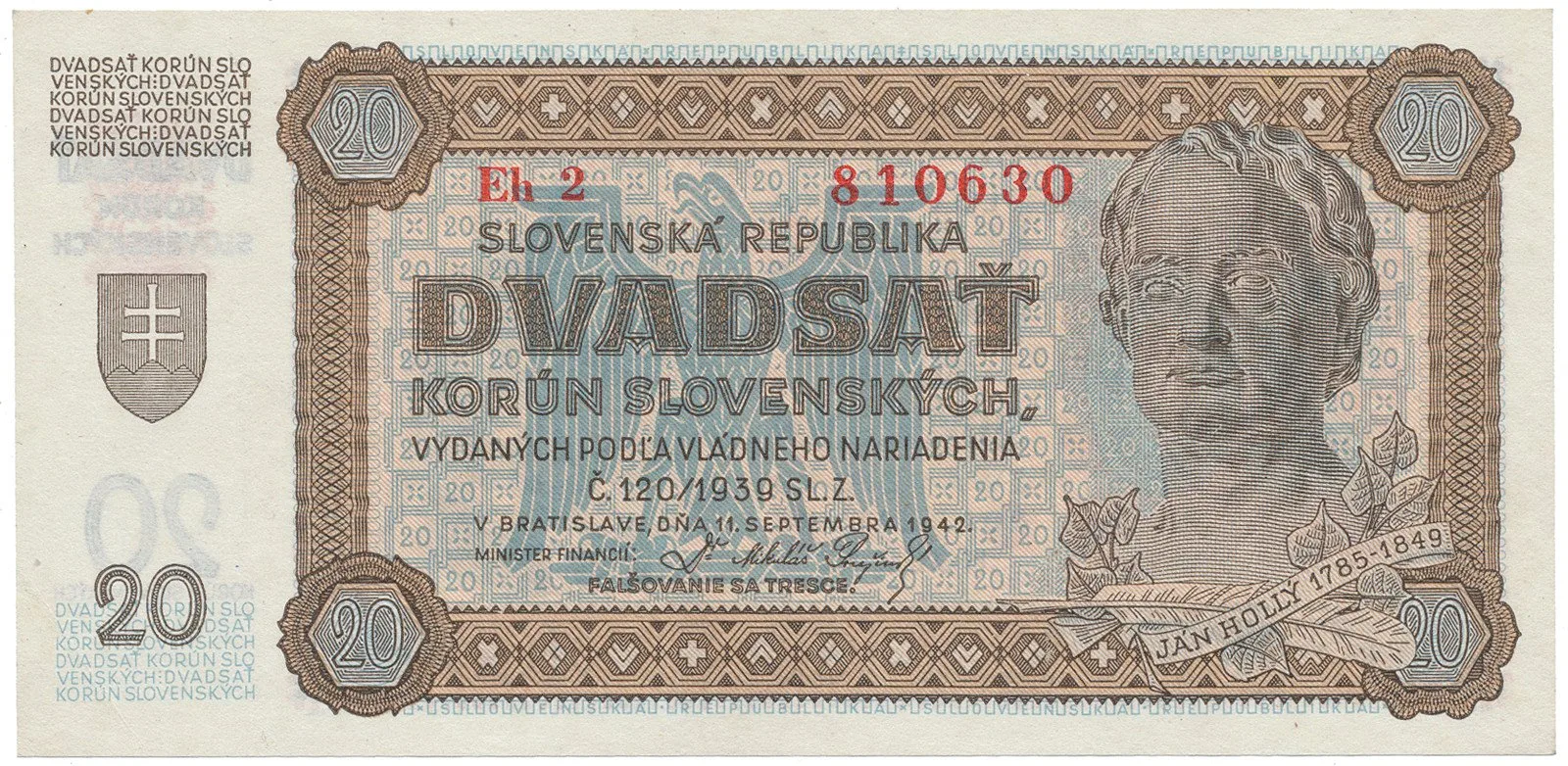 Slovenský stát, 1939 - 1945 — 1