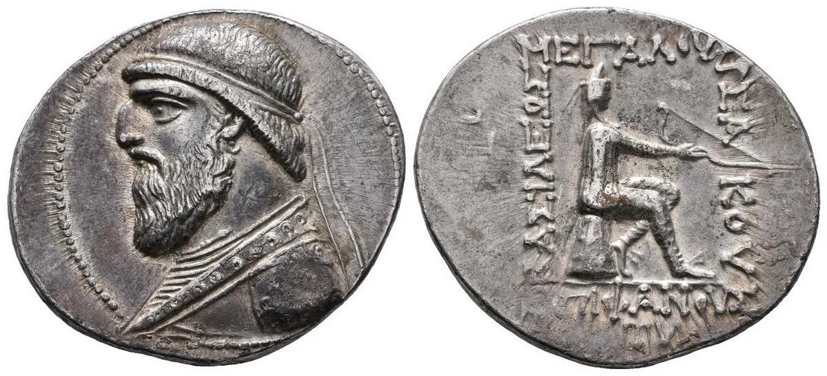 Parthové, Mithradates II., 123 - 88 př. Kr. — 1