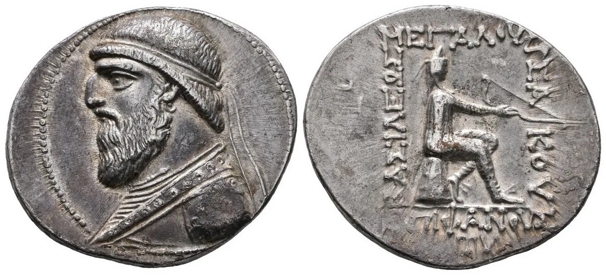 Parthové, Mithradates II., 123 - 88 př. Kr. — 1