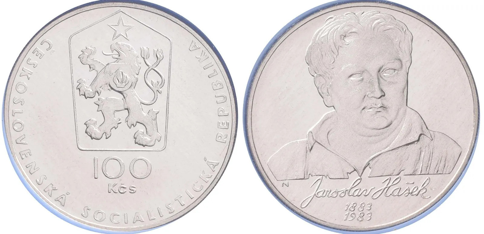 100 Kčs 1983 - Jaroslav Hašek, PROOF
