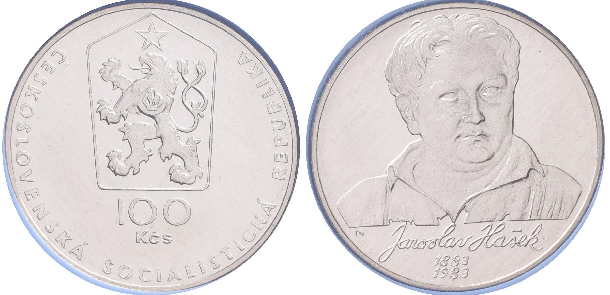 100 Kčs 1983 - Jaroslav Hašek, PROOF