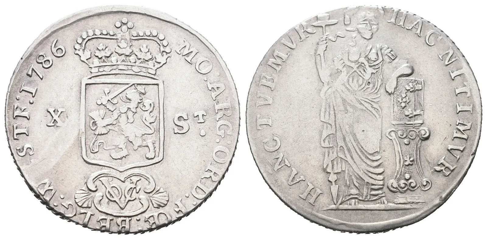 Nizozemí-Západní Frísko, X Stuiver 1786